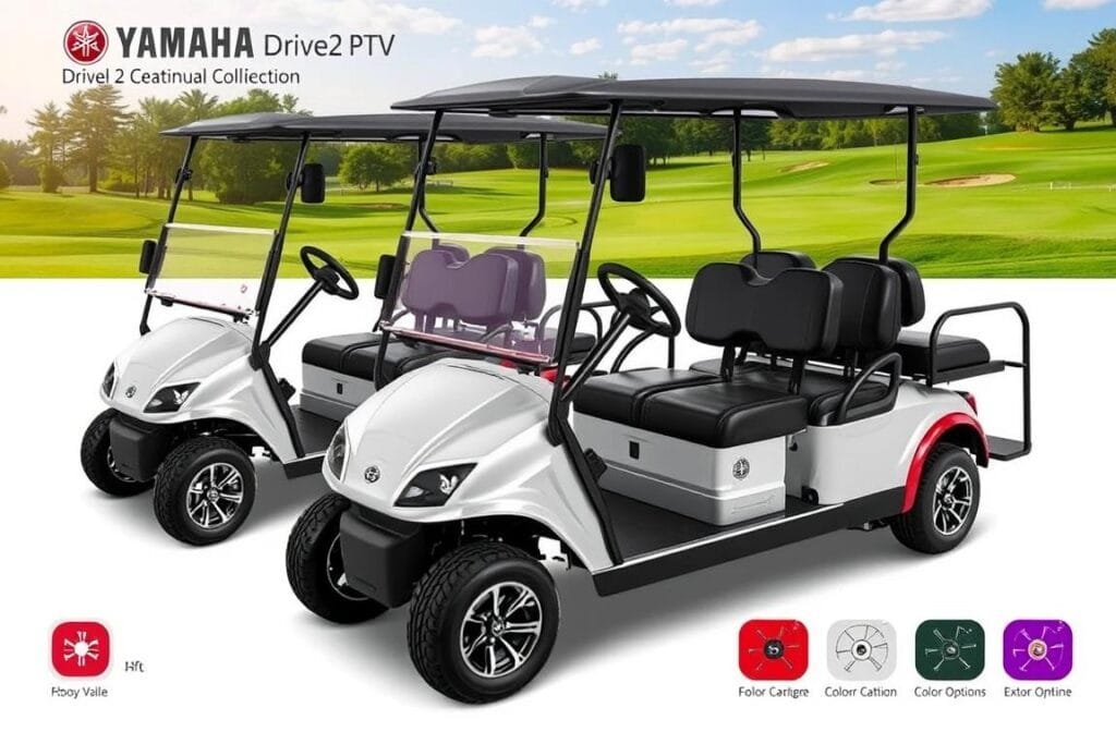 Image of Yamaha Drive2 PTV golf cart Image of Yamaha Drive2 PTV golf cart