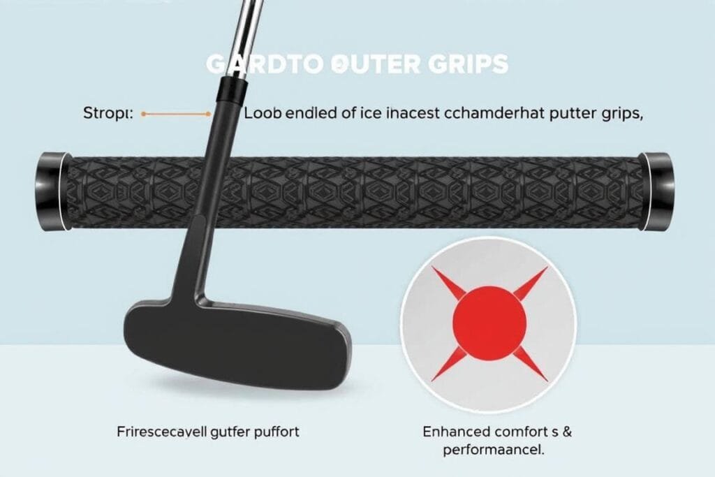 Image of oversized putter grips Image of oversized putter grips