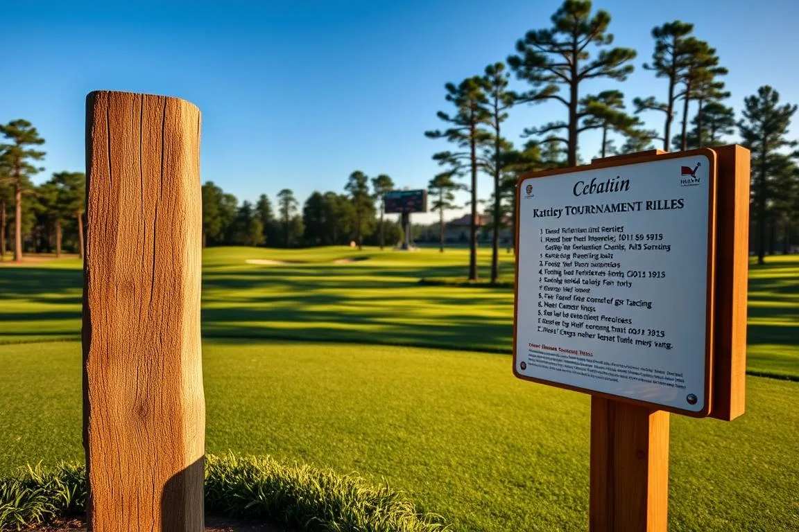 golf tournament rules