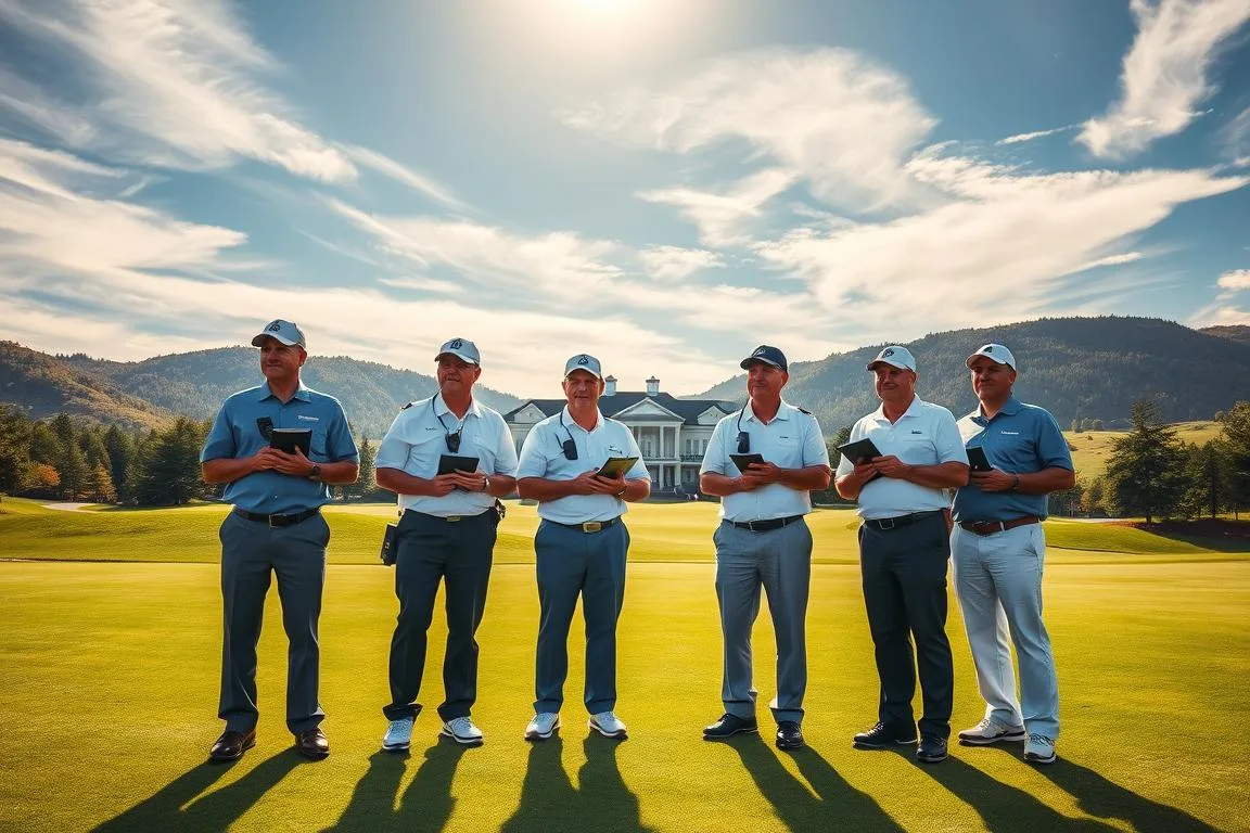 pga tour rules officials