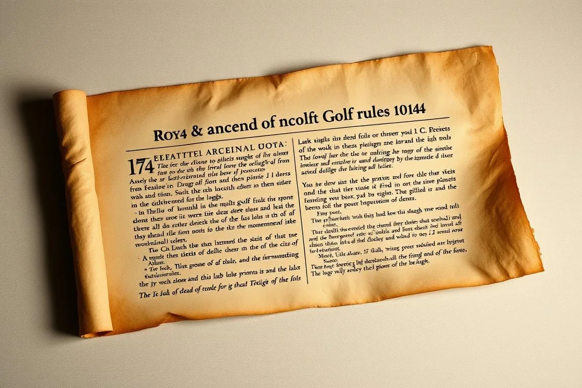 royal & ancient golf rules